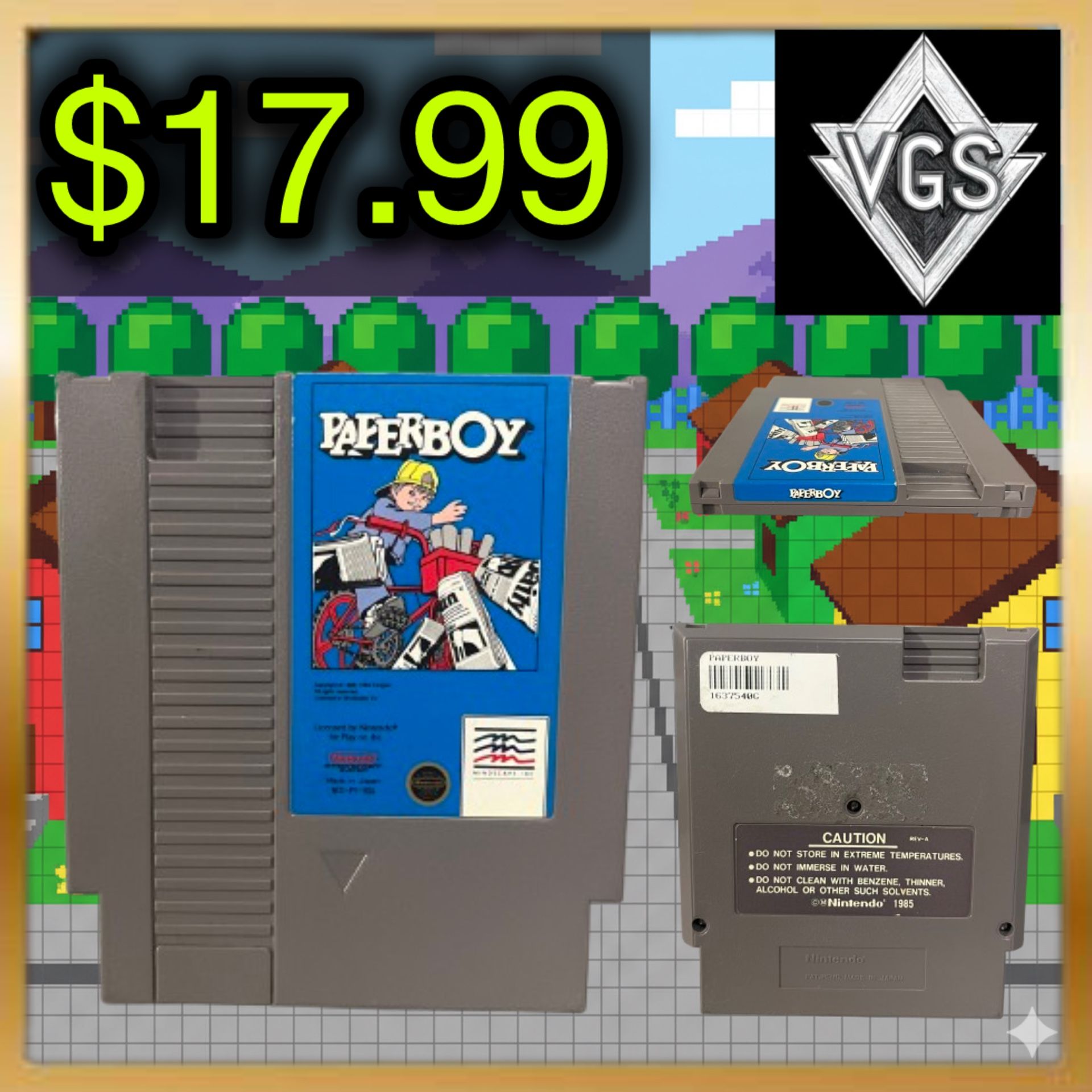 *VINTAGE* Paperboy (Nintendo Entertainment System, 1988)