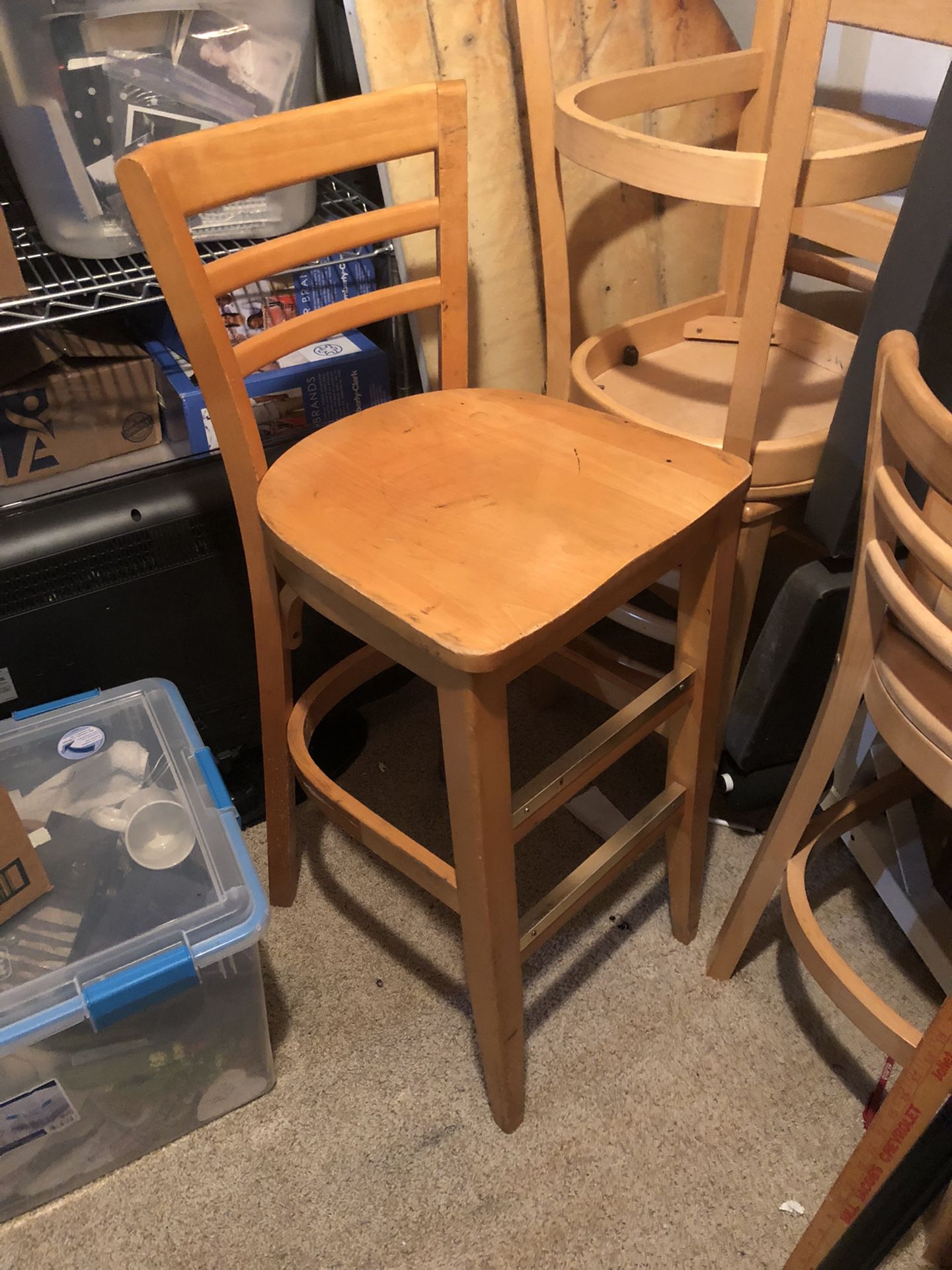 Solid Wood Chair 29” High Seat