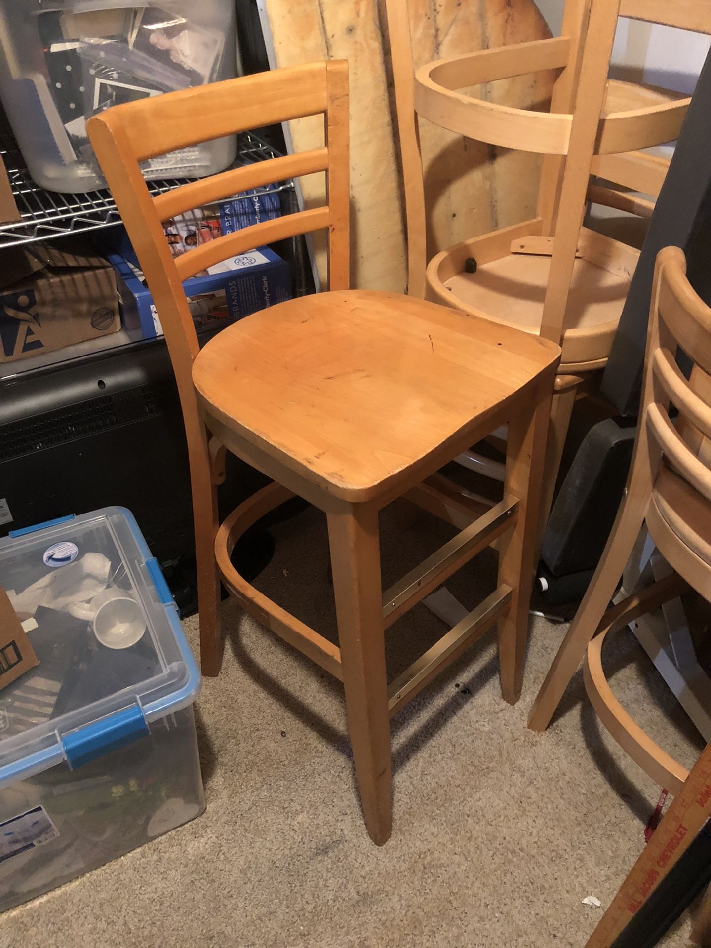 Solid Wood Chair 29” High Seat, Great For Playing Acoustic Guitar