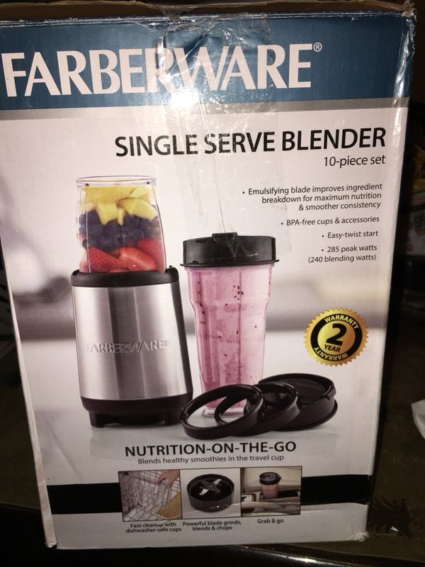 Farberware Single Serve Performance Blender $28. New in box