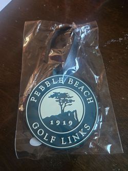 Pebble beach bagbtag