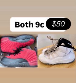 Jordan’s both size 9c