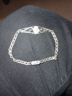Virgin Mary Bracelet Stainless Steel Silver
