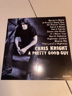 A Pretty Good Guy by Chris Knight 12 x 12 poster