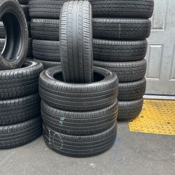 235/55R20 MICHELIN A SET OF FOUR USED TIRES