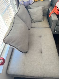 Gray Fabric Sofa for Sale