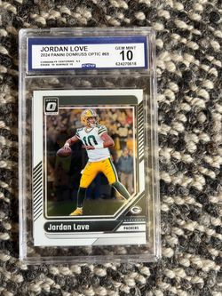 Jordan Love 2024 Panini Donruss Optic #69 CCG 10