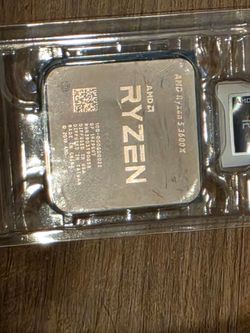 AMD Ryzen 5 3600X CPU (6 Cores / 12 Threads, 3.8 - 4.4Ghz) + Wraith Spire Cooler