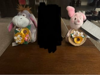 Eeyore and Piglet Plush Keychains