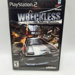 Wreckless: The Yakuza Missions (Playstation 2, 2001) Factory Sealed NTSC *NM*