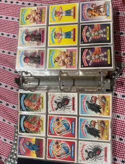 Garbage pail kids stickers series one series 2, and series 3, not complete set but most of the cards