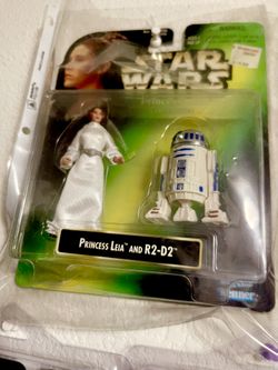 STAR WARS 1995-00 POTF Princess Leia Collection  LEIA &R2-D2