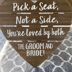 Wedding sign