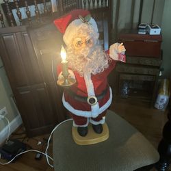  vintage 1992 Motrix Industries animated Santa Claus figure