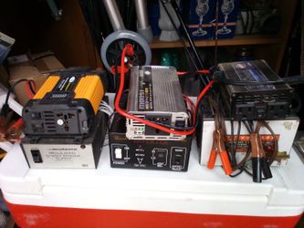 ELECTRONIC POWER INVERTERS , BATTERY CHARGERS, 12 VT POWER SUPPLIES 