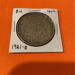 1921 Morgan Silver Dollar 