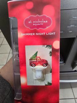 New Shimmer Motion Christmas Truck Plug In Night Light