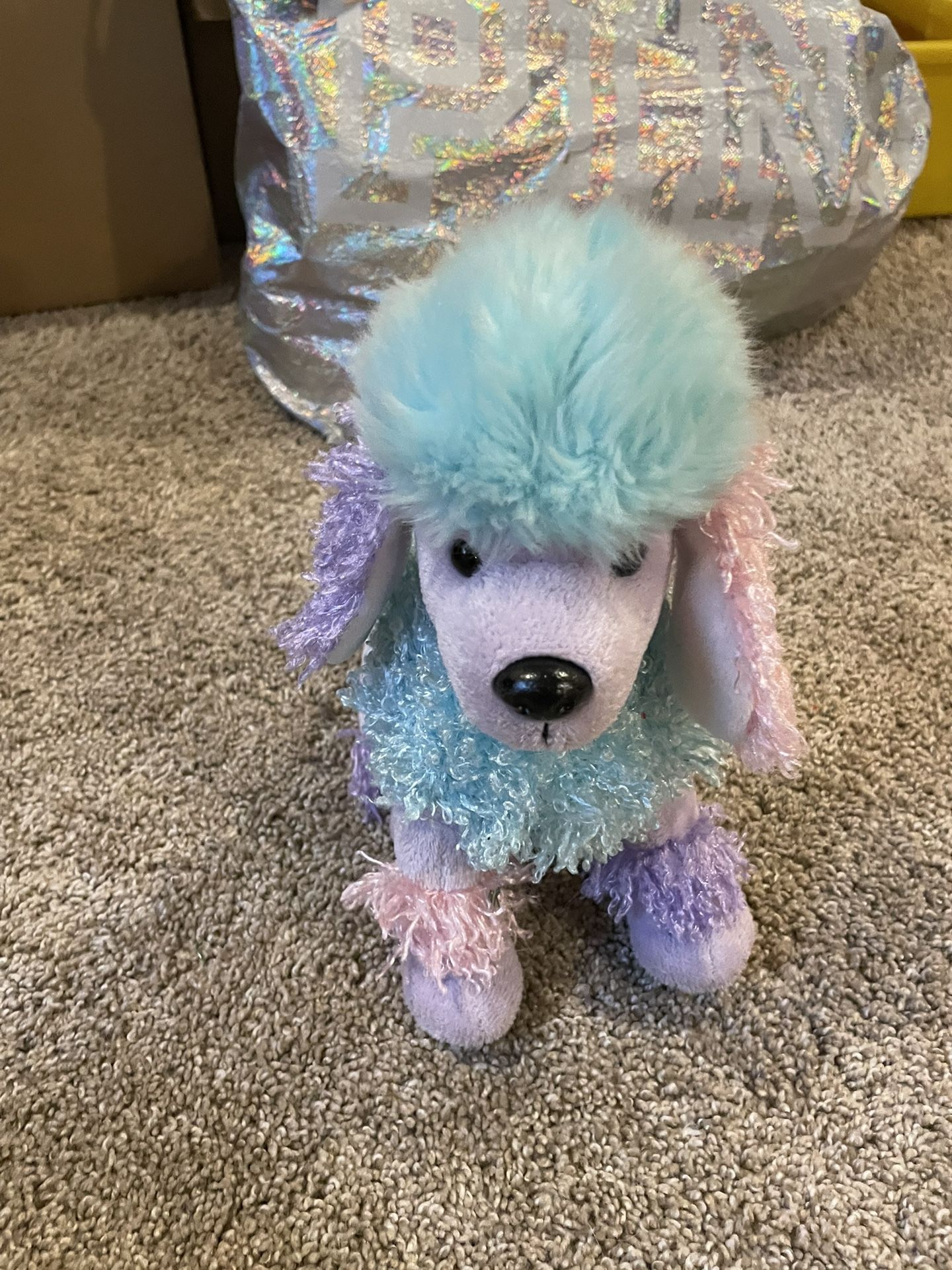 Webkinz Poofy Poodle Stuffed Animal Plush