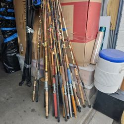 Assorted Fishing Poles