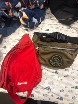 Supreme Side bag and Moncler Side bag