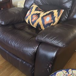 Leather Couches Love Seat, Sofa, Recliner