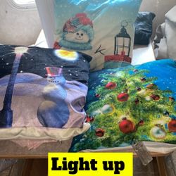 Light Up Christmas Pillows Take All