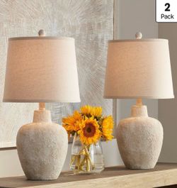 Modern Bedside Table Lamps (set of 2)