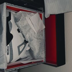 Jordan 4 Retro White Cement Size 10.5 Men 
