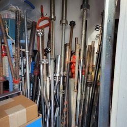 Weight lifting bars all kinds $10-$80