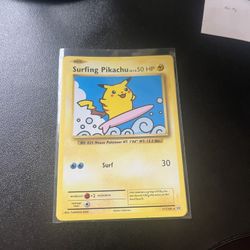 Surfing Pikachu #111 2016 Pokémon XY Evolutions