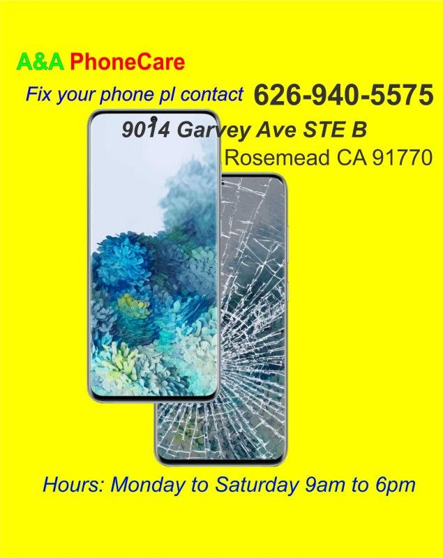 Samsung Galaxy Repair Service At Rosemead CA 626 940_5575 From  $45 