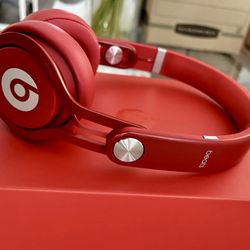 Beats 🎧 Mixr Fire Red Wired Headphones 