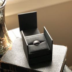 David Yurman Maritime Rope Band in Sterling Silver with Black Diamonds