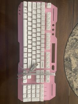 LED pink Keyboard !