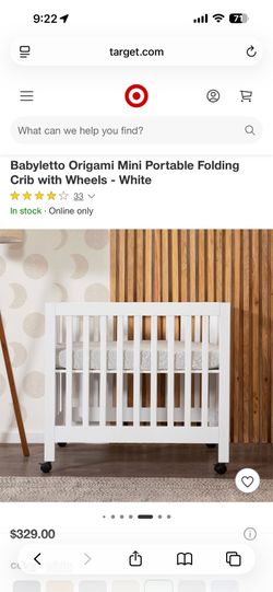 Mini crib / mini cuna