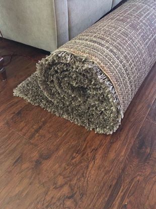 Huge brown rug