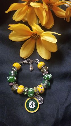 New As charm bracelet sterling silver