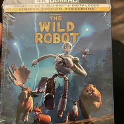 4K ULTRA HD DVD MOVIE- THE WILD ROBOT *STEELBOOK*