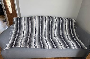 Mexican Sarape Blanket Throw Blanket