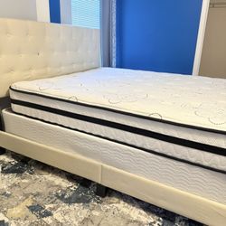 Queen Mattress By Ashley & Box Spring 