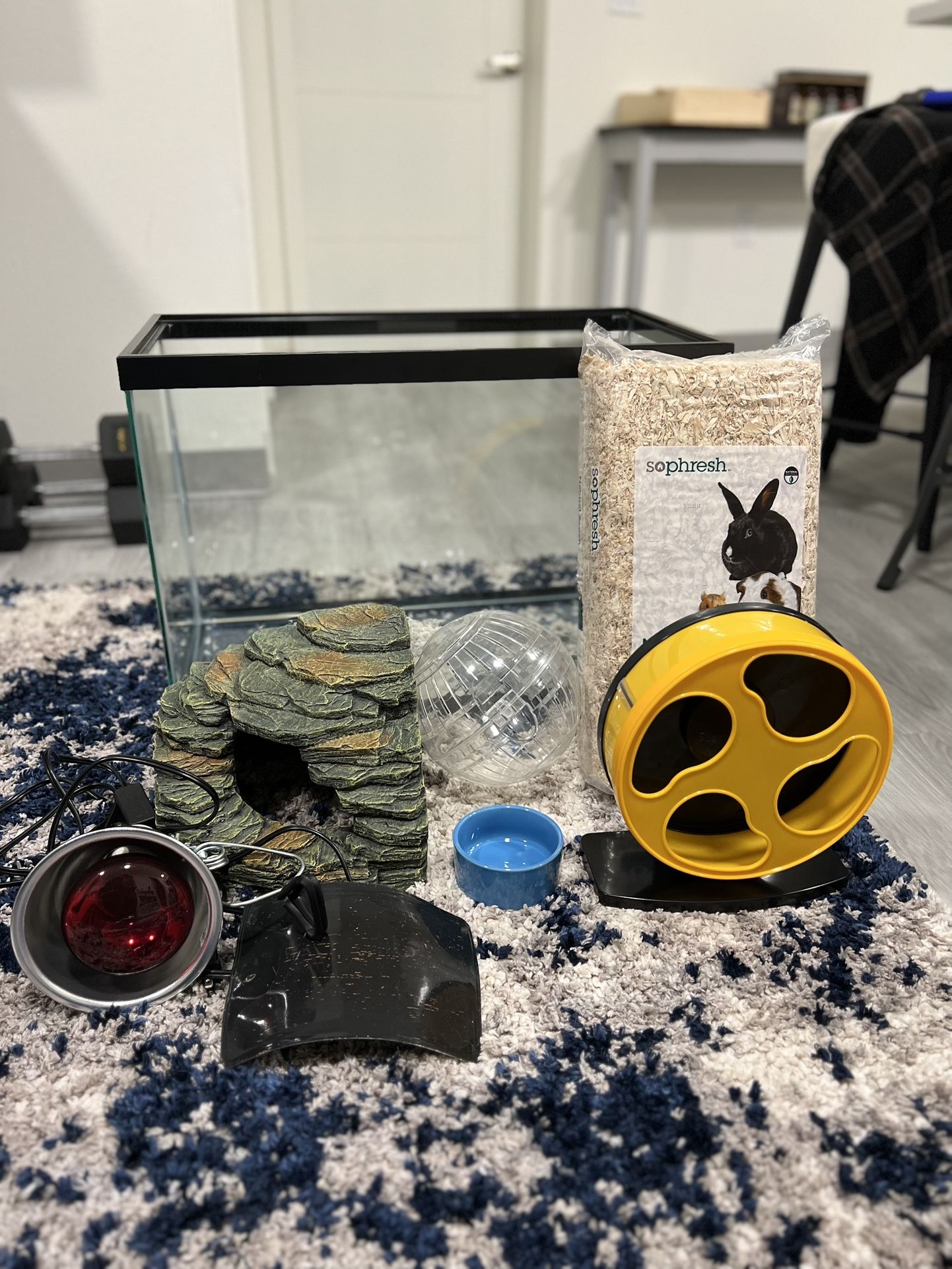 Small Rodent Kit Tank/Cage Plus Extras
