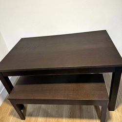 Extendable IKEA Table & Bench 