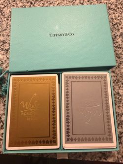 Tiffany and co playing cards