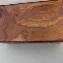 Burl Wood Jewelry Box