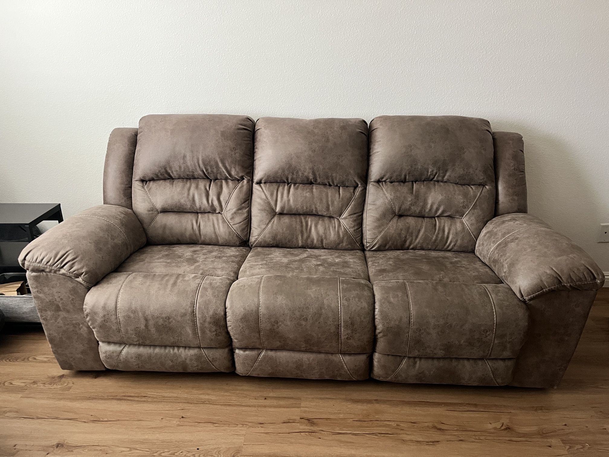 Couch W/ Recliners (perfect condition)
