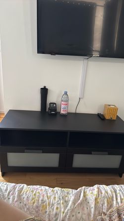 IKEA BRIMNES Black TV Stand / Media Console