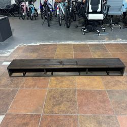 🔥Special Discount 🔥60"Solid Wood Fireplace Mantel Shelf, Floating Mantle for Living Room, Farmhouse Rustic Wood Mantel, Easy Wall Mount with Heavy-D