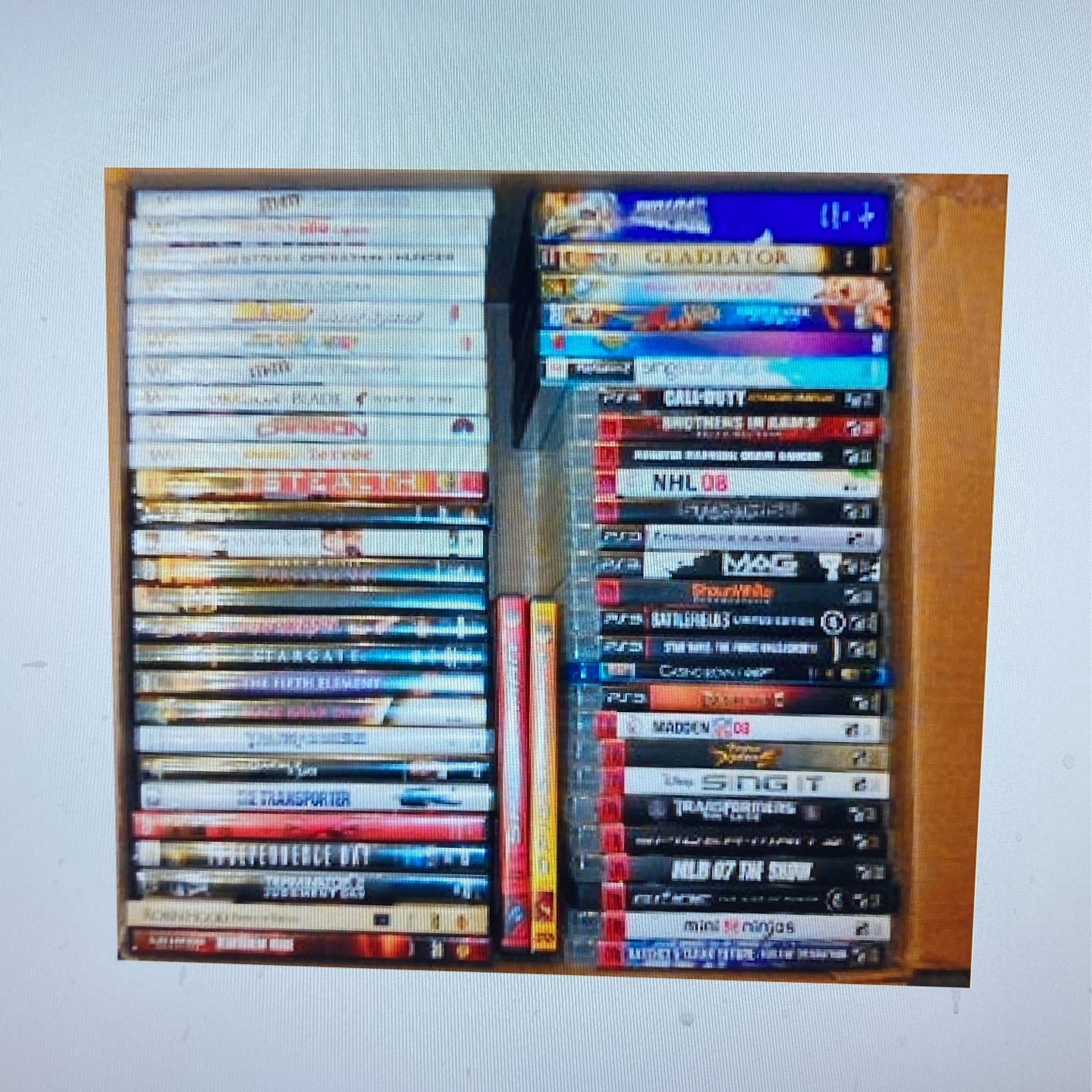 DVDs movies and concerts