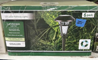 LED Solar Path Lights 6 Pack