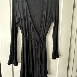 Women’s Bell Sleeve Wrap Dress XL